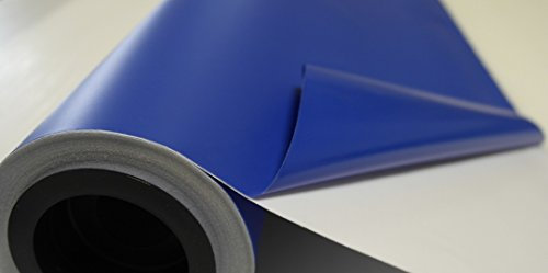 Könighaus (9,86/m2) Blau Matt Autofolie 100 x 152 cm mit Luftkanälen + Gratis Rakel inkl. Anleitung