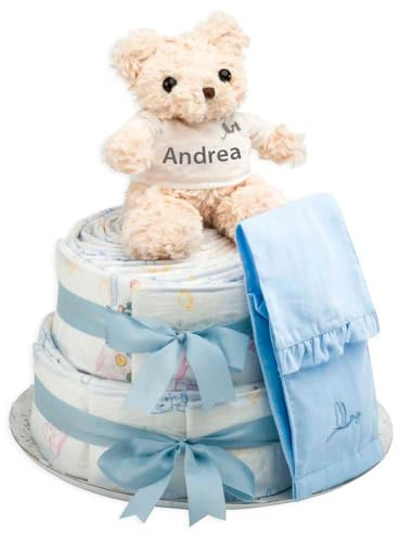 Torta Pannolini Neonato confezione regalo per neonato | bouquet di cortesia | BebeDeParis