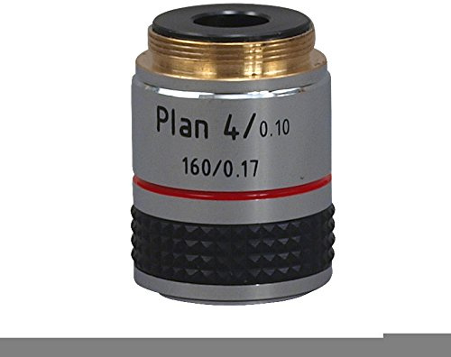 OMAX 4X Plan Achromatic Objective for Compound Microscopes