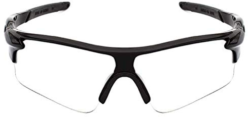 Outdoor Sports Athlete's Sunglasses for Cycling Fishing Golf,100% UV Protection (Clear)