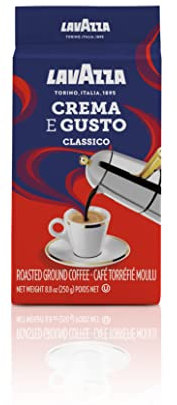 Lavazza 4 Pacchi Caffe Crema E Gusto, 1000g