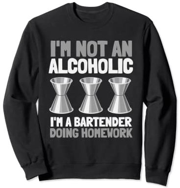 Barman et barkeeper - Jigger Devoirs Sweatshirt