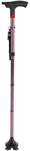 Behinderte und ältere Menschen, leichte, rutschfeste Gehstöcke aus massivem Holz, Wanderstöcke aus Holz für Männer und Frauen, Bergsteigerkrücke, 94 cm, Crimson, 87 cm Present