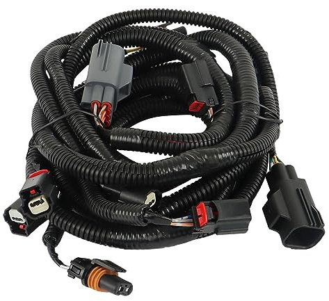 Labwork W/Part Assist Front Fog Lamp Wiring Harness Replacement for 2016-2018 RAM 2500 3500