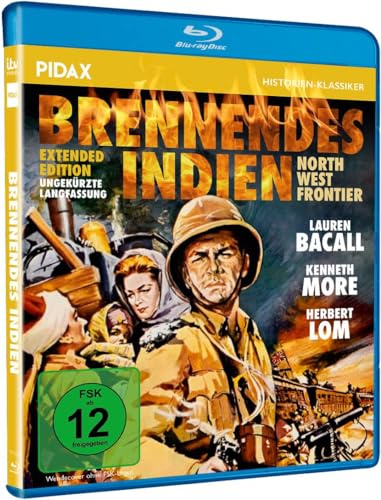 Brennendes Indien: Ungekürzte Langfassung / Spannender Historienklassiker der 1905 in Indien spielt / Action + Drama / OT: North West Frontier