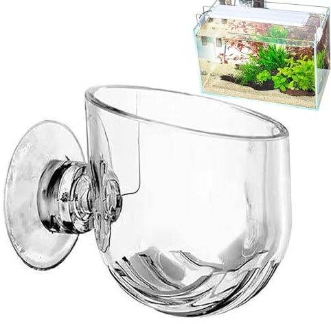 Pot de Plantes Aquatiques Acrylique - Accessoire de décoration pour Aquarium d'eau salée et d'eau Douce - Pot de Fleurs Aquatiques pour Poissons