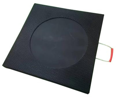 Rygcrud Hochbelastbar Ausleger-Pad Unterlegplatten, Stapelbar Nivellierblöcke Mit Handgriff, RV-Wagenheber & Stabilisatoren Für Kran, Abschleppwagen, Abschleppwagen, Servicewagen(60X60X7CM)