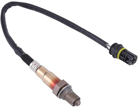 0015407617 Lambdasonde Nach Kat Kompatibel mit Mercedes E Klasse W211 S211 SL R230 E240 E320 E500 CLS C219 Lambdasonde O2 Sauerstoffsensor 400mm 4-Polig