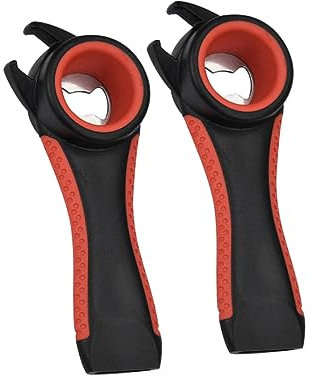 SHOWERORO 2piezas Abridor De Frascos Abrebotellas Abre Latas Herramienta De Barra De Cocina Para Personas Mayores y