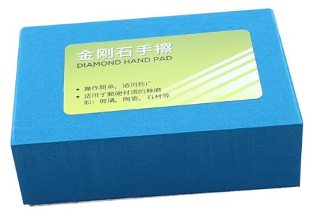 Angoily Diamond Hand Rub Tool Hand Sanding Tool for Polishing Blocks Sandpaper Blocks Grit