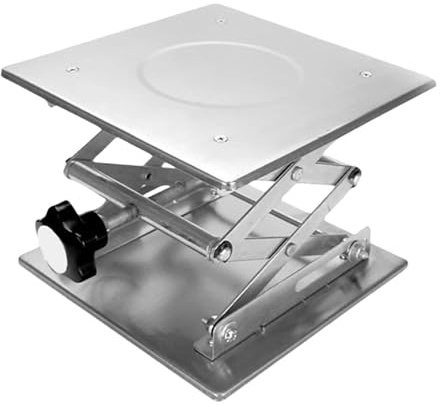 FBFTGMRMTA Manuelle Gravur-Labor-Hebebühne, korrosionsbeständige Labor-Hebebühne, Scherenständer-Plattform, Mini-Scherenhebebühne(200 x 200)