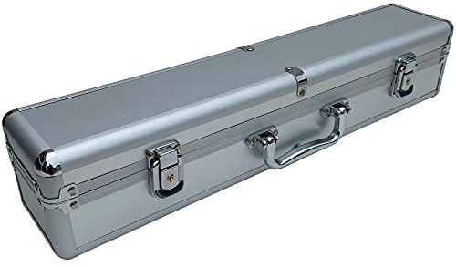 ECI Aluminium Koffer Silber mit Längenauswahl (LxBxH) 30-70 cm x 10 x 10 cm