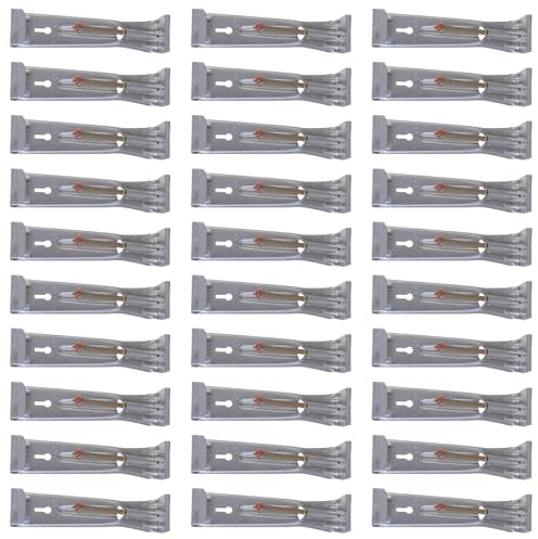 PENCHEAK 30 Grondaia Grondaia Clip in Alluminio da 5 Pollici K Styles Include Vite Rapida E Esagono Bitt Hide Clip Staffa