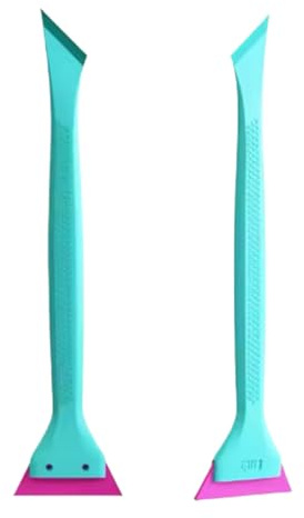 Spatola per finestra | Raschietto per rivestimento auto – Raschietto per dettagli per vetrine, vetrine, vetrine, vetrine, doccia, moto, camion, casa, bagno