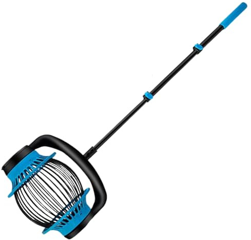 Nut Gatherer - Telescopic Nut Collector Tool, Aluminum Alloy Garden Nuts Collector with Adjustable Handle | Ball Gatherer Rolling Yard Tool for Harvesting Chestnuts, Walnuts, Apples, Fruit, or Balls