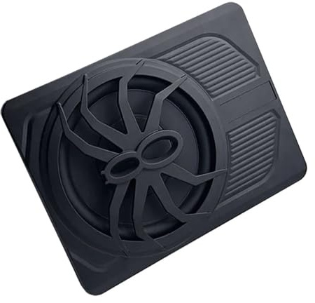 Hkfgdjdl Underseat Active Subwoofer Suitable for Cars Motoorhomes with Built In Amplifier and Bass Output Easy Installation