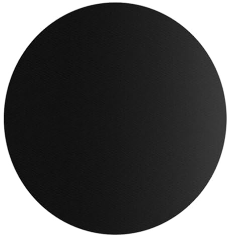 GLEAVI Tapis de Cuisson Rond Antiadhésif 38 CM pour Barbecue Portable Léger Camping Jardin et Repas en Plein Air 1 Pièce