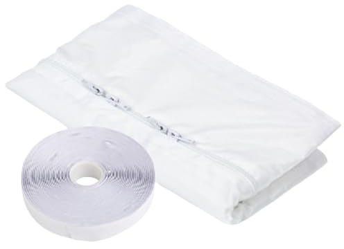 Sello de ventana de aire acondicionado Kit portátil 300/400 cm Sello ventana impermeable para acondicionadores aire móviles Kit acondicionado portatil Junta para móvil cremallera adhesivo Secadora
