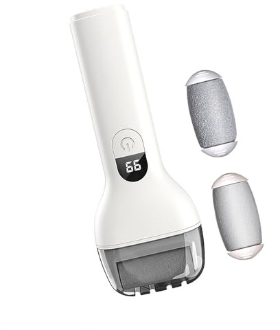 Dispositivo eléctrico compacto para cuidado de los pies con batería recargable para eliminar durezas y callos, molinillo de pies tipo C