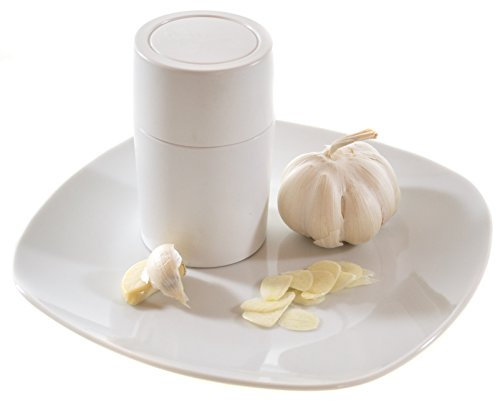 Knoblauchschneider, hauchdünne Knoblauch Scheiben schneiden, Reibe Schneider Hobel Knoblauchpresse (Knoblauchschneider)