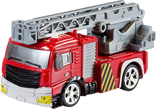 Revell Control Mini RC Fire Truck I Maßstab 1:43 I Perfekt für Kinder ab 8 Jahren I Realistisches Design und Detailgenauigkeit I Geeignet für den Innen- und Außenbereich I Mit offizieller Lizenz