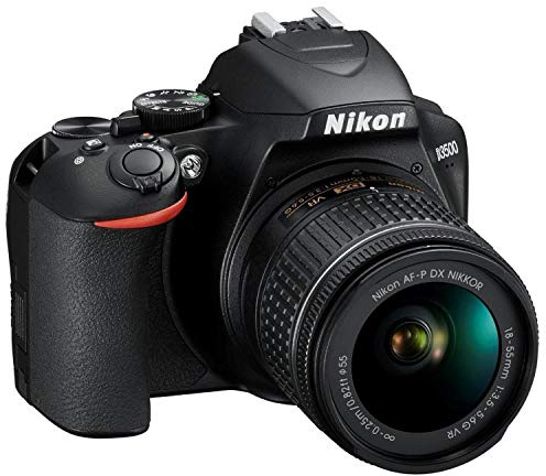 Nikon D3500 + AF-P DX 18–55 VR Kit - Black (Renewed)