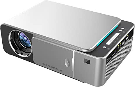 CYLZRCl Wireless Same Screen Projector, Mini Led Projector, Pocketable Projector, 1080p Portable Short Throw Mini Mobile Business Projecto (Color : Wireless)