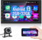 Hikity 2G 32G Android 13 Autoradio mit Navi Doppel Din Universal 7 Zoll Auto-Dashboard-Display Auto Radio 2din RDS mit Bluetooth-Freisprecheinrichtung GPS WiFi Mirror Link FM USB Rückfahrkamera