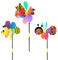 Moulin a Vent Enfant, Hillylolly 3 Pièces Moulin à Vent Animaux, 55 cm Moulin a Vent Jardin Exterieur, Moulin a Vent Abeille, Moulin à Vent Coccinelle, Moulin à Vent Multicolore, Decoration Jardin