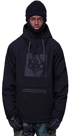 686 Men's Waterproof Hoody - Black, Large