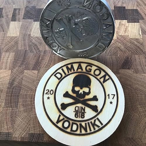 Holzbrandeisen mit individuellem Business-Logo, individueller Holzbrennstempel für Holzarbeiter, personalisierter Hitzestempel (2,5 x 2,5 cm)