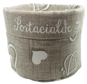 ZENZERO® - PORTA CIALDA in TESSUTO - Porta Caffe, Palette, Zucchero - VARI COLORI disponibili - Pezzi 1 - Colore: (BEIGE)