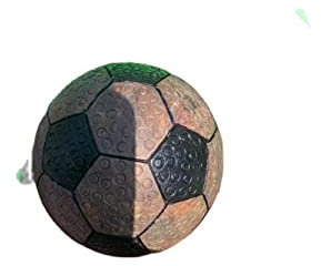 BIANMTSW For el Modelo de Fútbol Natural, Cristal de Baloncesto, Artesanía de Piedra, Decoración del hogar, Hobby de coleccionar Arte Inicio Colecciones (Color : Chocolate, Size : 80-90mm)