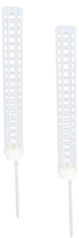 Gogogmee 2pièces Support De Plante Grimpante Sphaigne Lot de Poteaux Plastique pour Plantes Intérieur Tuteurs Idéaux pour Clématites Tomates Et Petites Vignes