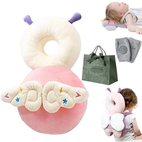 Wonder Baby Head Protector, Baby Head Protector Backpack, Head Protection Backpack, Safety Pad Backpack for 5-24 Months Baby Learning Walking Crawling (Elves)