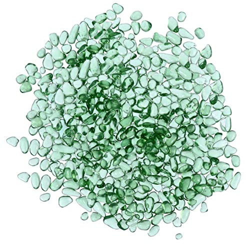 UPKOCH Piedras De Guijarros De Vidrio para Acuario Decoración De Pecera Piedras De Acuario Gemas De Vidrio