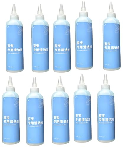 Solución limpiacristales compatible con ECOVACS Winbot W2/W1/MINI, limpiador de cristales líquido de 230 ml(10 packs)
