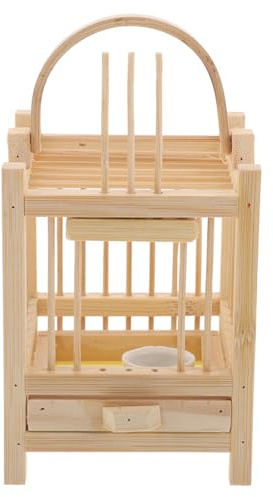 FIXOSHEE Gabbia Ventilata in bambù per Animali Domestici Recinto per Insetti Habitat per Piccoli Animali Contenitore per Grilli Cinesi Osservazione Insetti Ragazza Gabbia Terrario