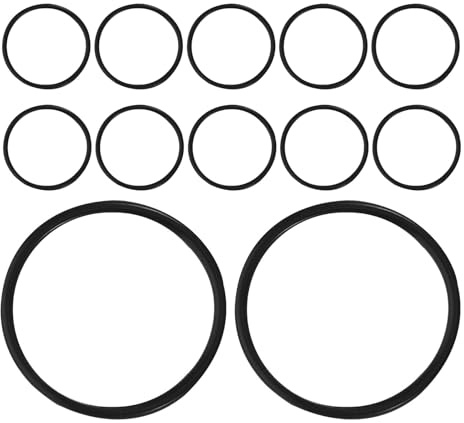 LALADEFIEE 12 Pezzi Fasce Elastiche Antivibrazione per Supporto Microfono a Condensatore 13 Anelli in Gomma per Montaggio Stabile e Isolamento Vibrazioni per Registrazione e Streaming