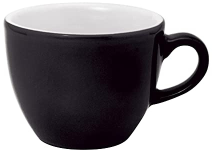 KAHLA 204715A72128C Pronto Colore Espresso-Obertasse 0,08 l pure black|schwarze Espressotasse aus Porzellan | )