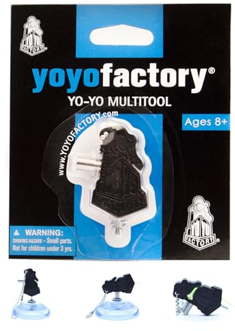 YoYo Factory Multitool – Werkzeug für Yoyo & JoJo mit Leerlauf – Für Kugellager-Reinigung, Achsen-Entfernung & Schnur-Kürzen – Zubehör für JoJo Kinder & Profis