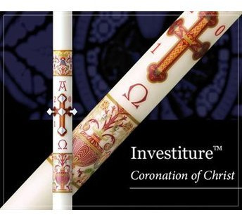 Religious Supply Center Investiture-Coronation of Christ Paschal Candle