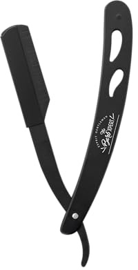 THE BARB XPERT By Franck Provost – Shavette Rasoir Traditionnel Homme – Lames Interchangeables Inox – Précision Contours Barbe – Alternative Écologique Aux Rasoirs Jetables - Rasage Précis