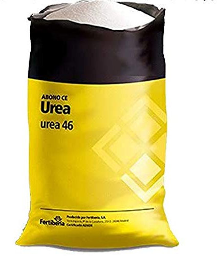 Suinga 25 Kg Fertilizante Nitrogenado UREA 46% | Utilizado en Cualquier Tipo de Cultivo | Abono Granulado | Acelera el Crecimiento y Mejora el Color de Cultivos