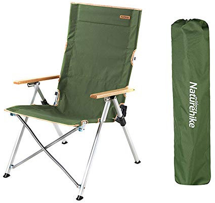 WANGLXFC Campingstuhl Faltstuhl Klappbar Campingstühle Ultraleicht Angelstuhl Klappstuhl Moonchair Camping Hocker, für Angeln, Wandern, Picknick, Green
