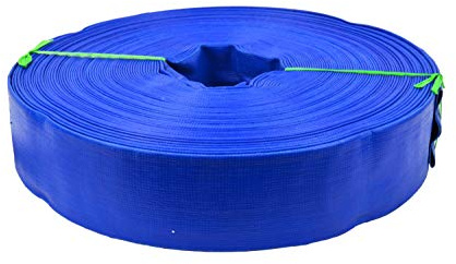 BSD Tuyau de Refoulement, Tuyau d'Incendie, Tuyau Plat en PVC - 50m 2” - 2bar