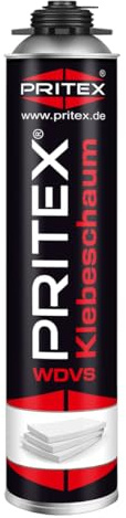 PRITEX WDVS Klebeschaum 750ml, Dämmstoffkleber für Montagepistole