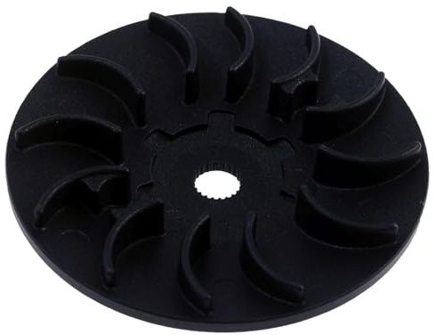 2EXTREME Riemenscheibe Racing PTFE kompatibel mit Peugeot Speedfight 3/4 | Teflonbeschichtung, CNC-gefräst, 50ccm 2-Takt, Metall schwarz; kompatibel mit Peugeot Jetforce, Ludix; E-Start nicht nutzbar