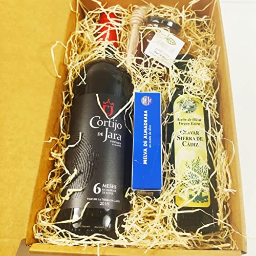 Cesta Premium con Miel y Aceite de Oliva
