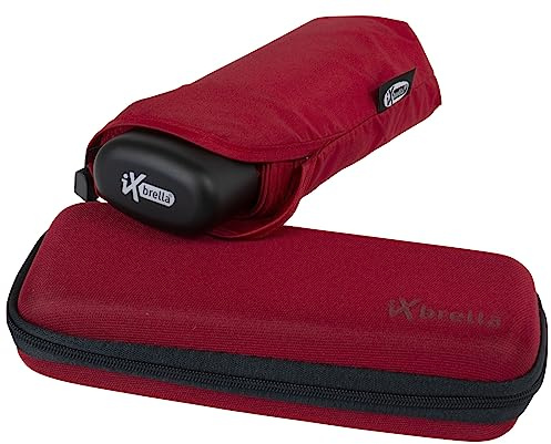 iX-brella Super-Mini-Taschenschirm - winziger Regenschirm im Etui